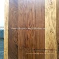 Soundproof unstained finger joint wood board with walnut veneers flush door for home